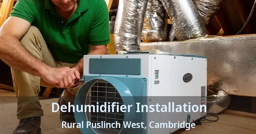 Dehumidifier Installation Rural Puslinch West, Cambridge - ON