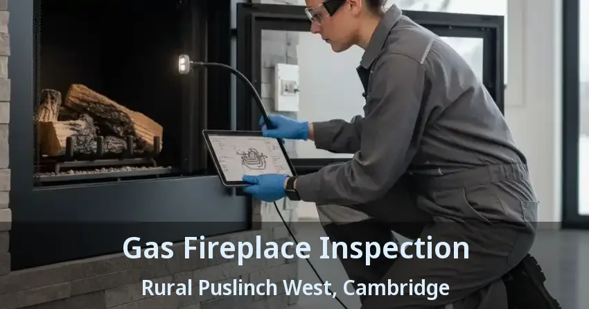 Gas Fireplace Inspection Rural Puslinch West, Cambridge - ON
